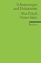 Max Frisch: Homo faber - Erl�uterungen und Dokumente (German Edition)