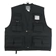 Uncle Milty Black Travel Vest, Available in various sizes