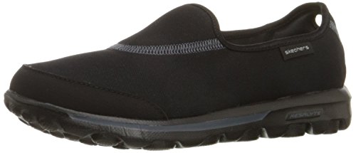 Skechers Performance Women's Go Walk Impress Memory Foam Slip-On Walking Shoe,Black,10 M US