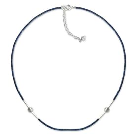 Lapis lazuli choker, 'A Pure Soul' 18" L by 