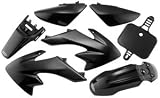 UFO Plastic Kit Black 2004-2009 Honda CRF50