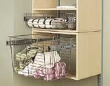 Chrome Sliding Baskets For O-Box- 6 Inch