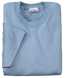NEW Hanes Heavyweight 50/50 - 50/50 Cotton/Poly T-Shirt Stoash Blue-M