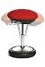 Topstar Sitness 20 Adjustable height exercise stool, red
