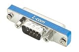 Slimline AT Adapter, DB9 Female / DB25 Male