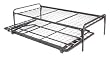 Trundle Beds Duralink Twin Pop Up Trundle Bed Frames