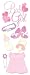 Jolee's Boutique La Fleur Dimensional Sticker, Baby Girl
