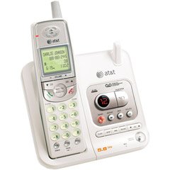 AT&T EL42108 5.8 GHz Cordless Phone with Answering System