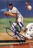 Jay Bell, Pittsburgh Pirates, 1993 Fleer Ultra Autographed Card