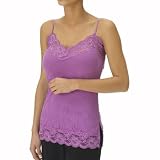 Women's Crinkle Camisole - Dewberry (L)