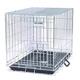 Pet Supplies : Precision Pet 2-door 3000 Medium Great Crate, 30 x 19 x 22-Inch, Chrome