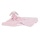 from Little Jellycat Little Jellycat - Bashful Bunny Pink - Baby Comfort Blanket (Model BBL444PB)