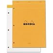 Rhodia Classic Staple Bound Lined Paper Pad With Margin & 3 Punched Holes 8.25 X 11.75