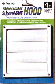 HSR4W Supurr-Vent® Replacement Vent Hood (White)