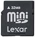 Electronics : Lexar 32MB miniSD Card