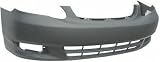 03-04 TOYOTA COROLLA FRONT BUMPER COVER, Primed, w/o S.L. Holes, CE, LE Models (2003 03 2004 04) T010317P 5211902915