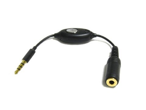 Childrens Toyshop  Toys : IPHONE HEADPHONES ADAPTER WITH MIC, BLACK