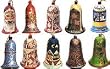 Homemade Gift Ideas - Paper Mache Bells Size: 2 inches x 3.4 inches