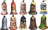 ShalinCraft Homemade Gift Ideas - Paper Mache Bells Size: 2 inches x 3.4 inches
