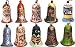 ShalinCraft Homemade Gift Ideas - Paper Mache Bells Size: 2 inches x 3.4 inches