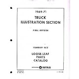 1969 1970 1971 DODGE TRUCK Parts Book List Guide by Dodge