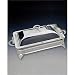 3 QUART COVERD BAKER - 3 QUART SILVER PLATED SHELL AND GADROON COVERED BAKER