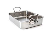 Mauviel MCook 5217.40 15.7 x 11.8 Inch Roasting Pan, Cast Stainless Steel Handle