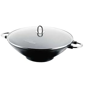 Bodum Mini Cast Iron Wok with Glass Lid
