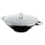 Bodum Mini Cast Iron Wok with Glass Lid