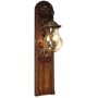 Maitland-Smith Lauan Wood Wall Sconce