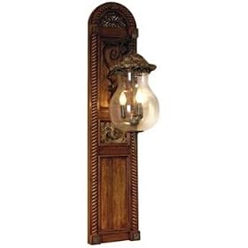 Maitland-Smith Lauan Wood Wall Sconce
