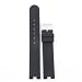 Watch Strap Geunine Leather Center Cut Rado Style Black 16mm
