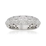 .45 ct. t.w. Diamond Wedding Ring In 18kt White Gold. Size 7