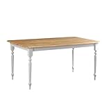 Farmhouse Dining Table - White/Natural