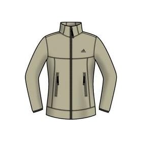 adidas outdoorjacket women hiking 1side fleece
