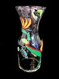 Bird of Paradise Design - Hand Painted - Carafe - 1 Liter