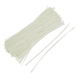 uxcell 結束バンド ケーブルタイ　290mm x 3mm　自動ロック　セルフロッキング　ホワイト　250本入