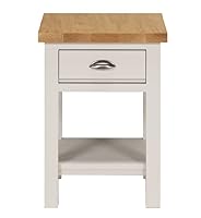 Padstow Side Table with a Putty Finish
