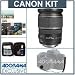Canon EF-S 17-55mm f/2.8 IS USM Digital SLR Zoom Lens Kit – U.S.A. Warranty with Tiffen 77mm Wide Angle Filter Kit, Lens Cap Leash, Professional Lens Cleaning Kit