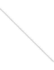 2 mm, Sterling Silver, Round Beaded Chain - 16 inch