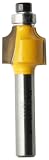 Kempston 98000 Miniature Round Over Bit, 1/4-Inch Shank, 35/64-Inch Cutting Diameter, 7/16-Inch Cutting Length 1/8-Inch Radius