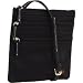Dooney & Bourke Nylon North/south Triple Zippered Black with Black Trim