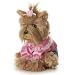 Plush Rose Yorkie Fancy Pals 8"