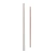 Solo 822WRX-2050 7.75" Jumbo Straw White With Red Stripe Paper Wrapped 24/500