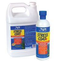 Aquarium Pharmaceuticals 85D Stress Coat Fish and Tap Water Conditioner, 1 Gallon Jug