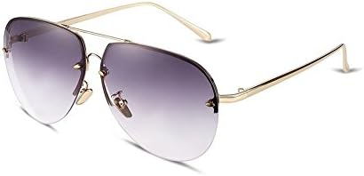 ClearSky Rimless Aviator Polarized Sunglasses for Men