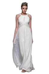 Crystals Lace Applique Crystal Beaded Chiffon/Taffeta/Tulle  Dress