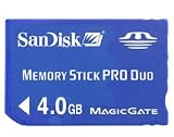 SanDisk SDMSPD-4096-A11 4 GB Memory Stick Pro Duo (Retail Package)