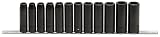 Allen Deep Well Sockets - 1/2in.-Drive, 12-Pc. Metric Set
