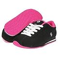 DVS Mattison Black Pink Little Girls Tennis Shoes